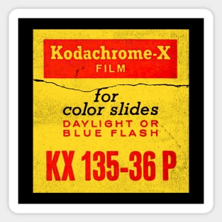 kodachrome - x vintage Sticker